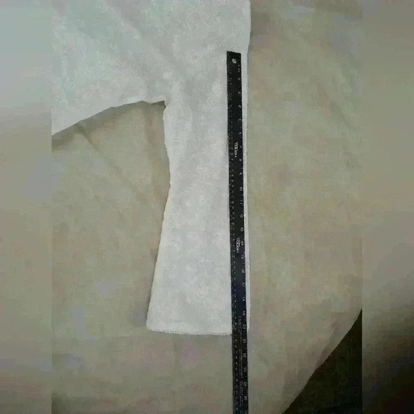 AARI Made in india Boho Embroidered White Tunic Size XL - Picture 2 of 12